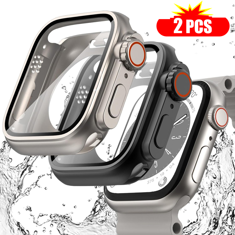 Apple Smartwatch Accessories - Cristal templado y funda para Apple