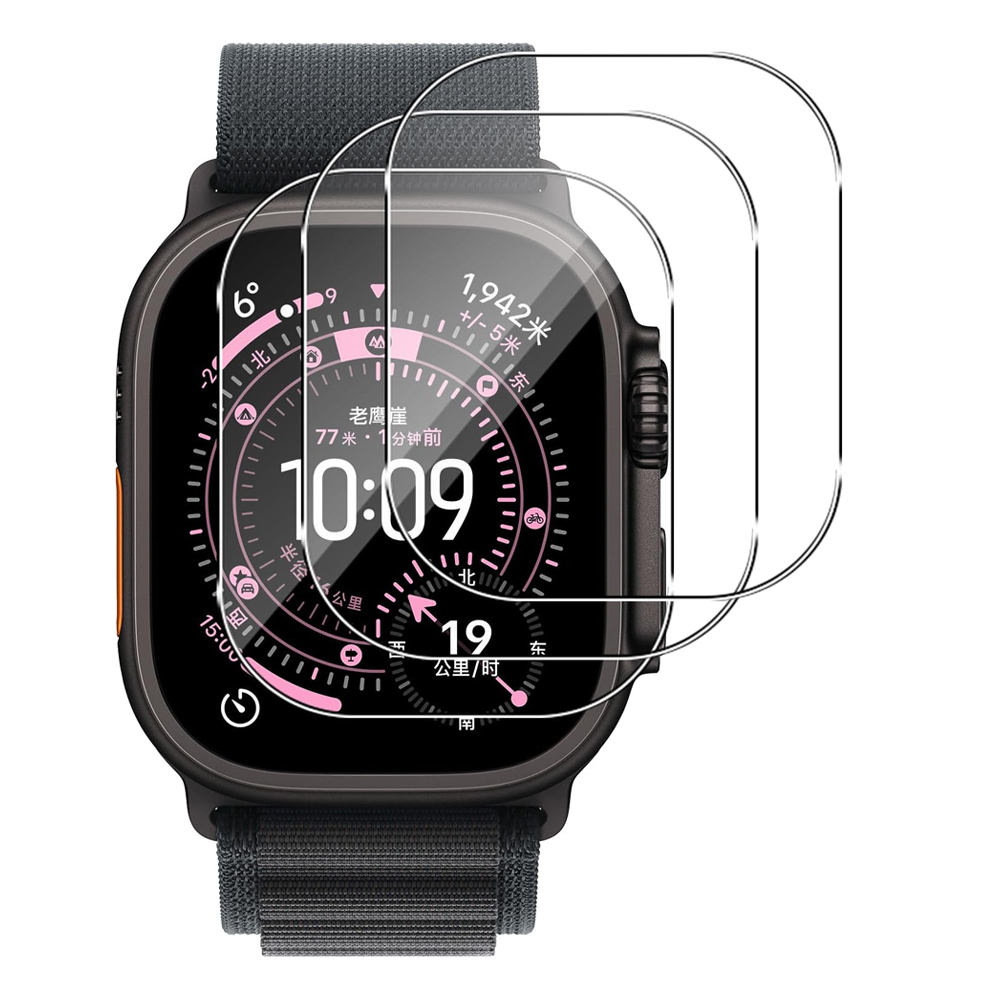Apple Smartwatch Accessories - Cristal templado para Apple Watch Ultra