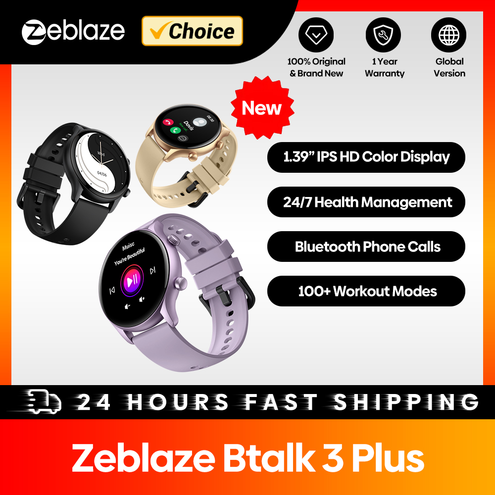 Smartwatch Store - Zeblaze-reloj inteligente Btalk 3 Plus para