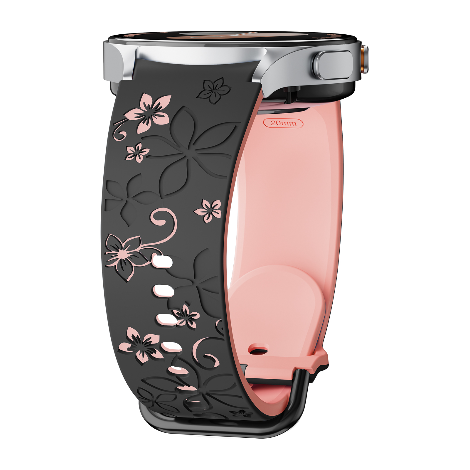 Samsung Smartwatch Ultra Accessories - Correa de silicona grabada para Samsung