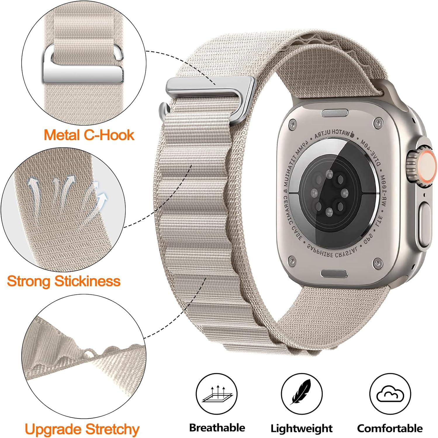 Correa de nailon Alpine para S - Samsung Smartwatch Ultra Accessories reseña y precio