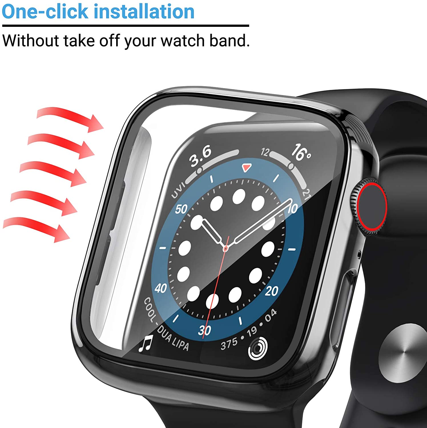 Vidrio + cubierta para Apple W - Apple Smartwatch Accessories reseña y precio