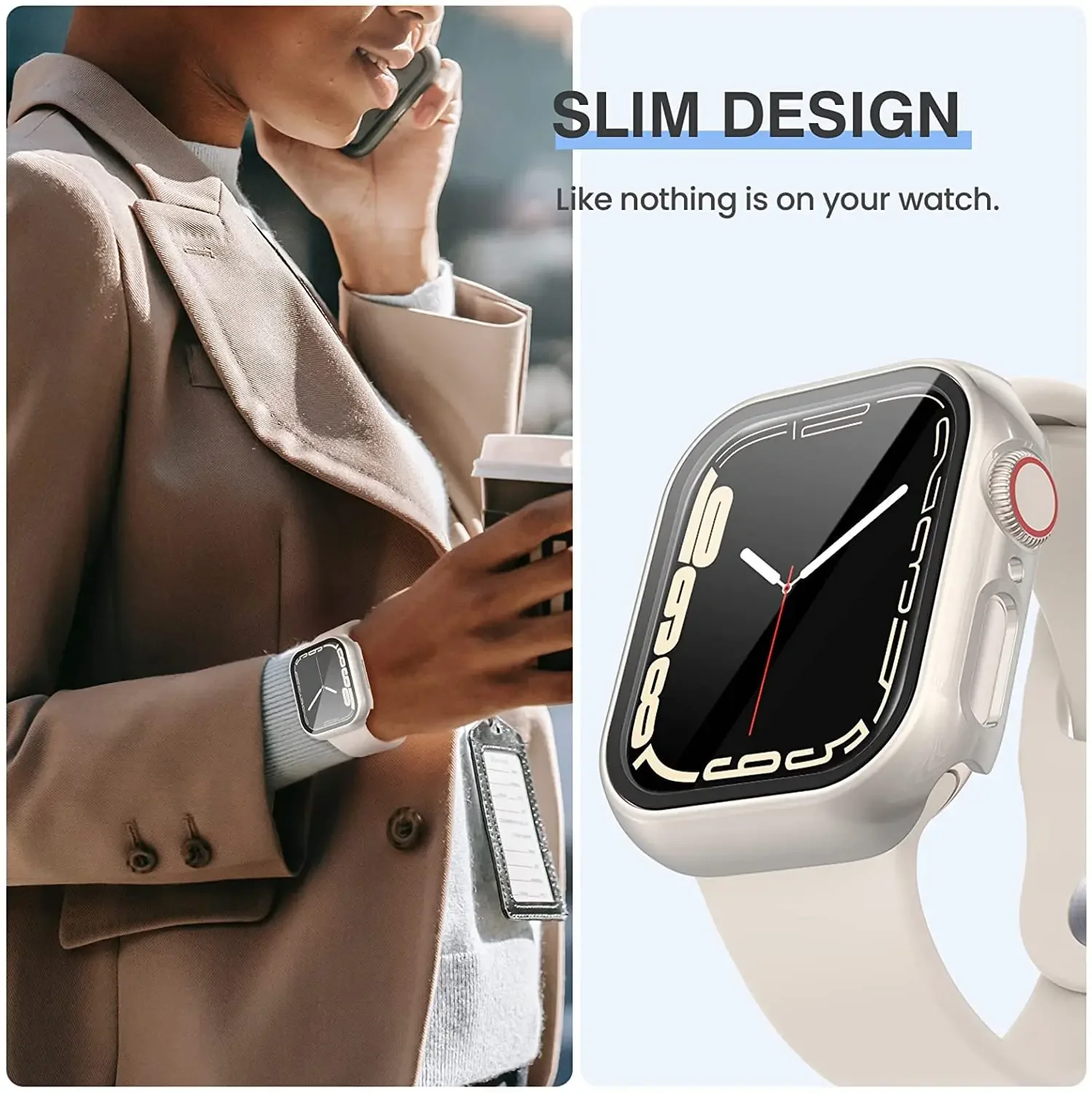 Paquete de 3 cubiertas de vidr - Smartwatch Straps & Accessories reseña y precio
