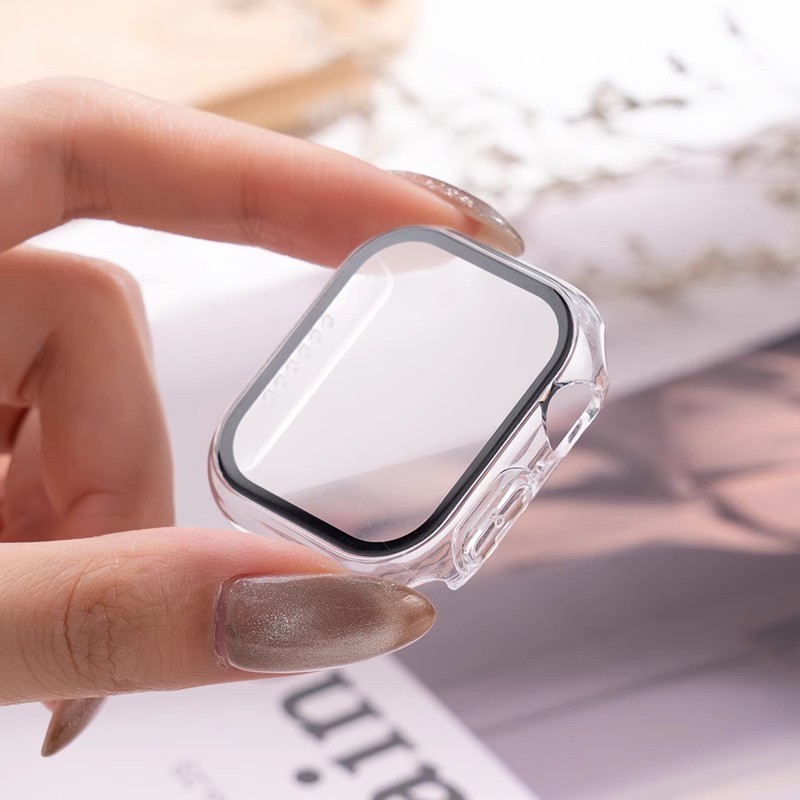 Paquete de 3 unidades de vidri - Apple Smartwatch Accessories reseña y precio