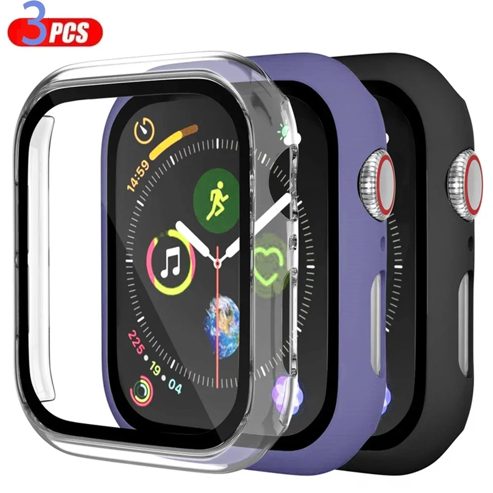 Paquete de 3 unidades de vidri - Apple Smartwatch Accessories reseña y precio