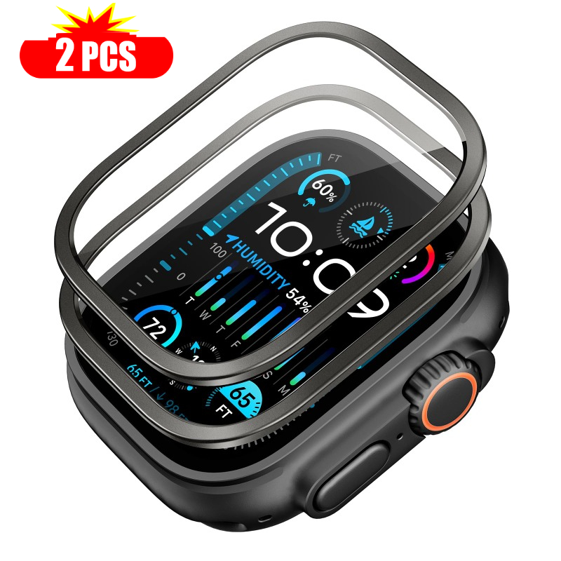 2 uds vidrio templado para App - Apple Smartwatch Accessories reseña y precio