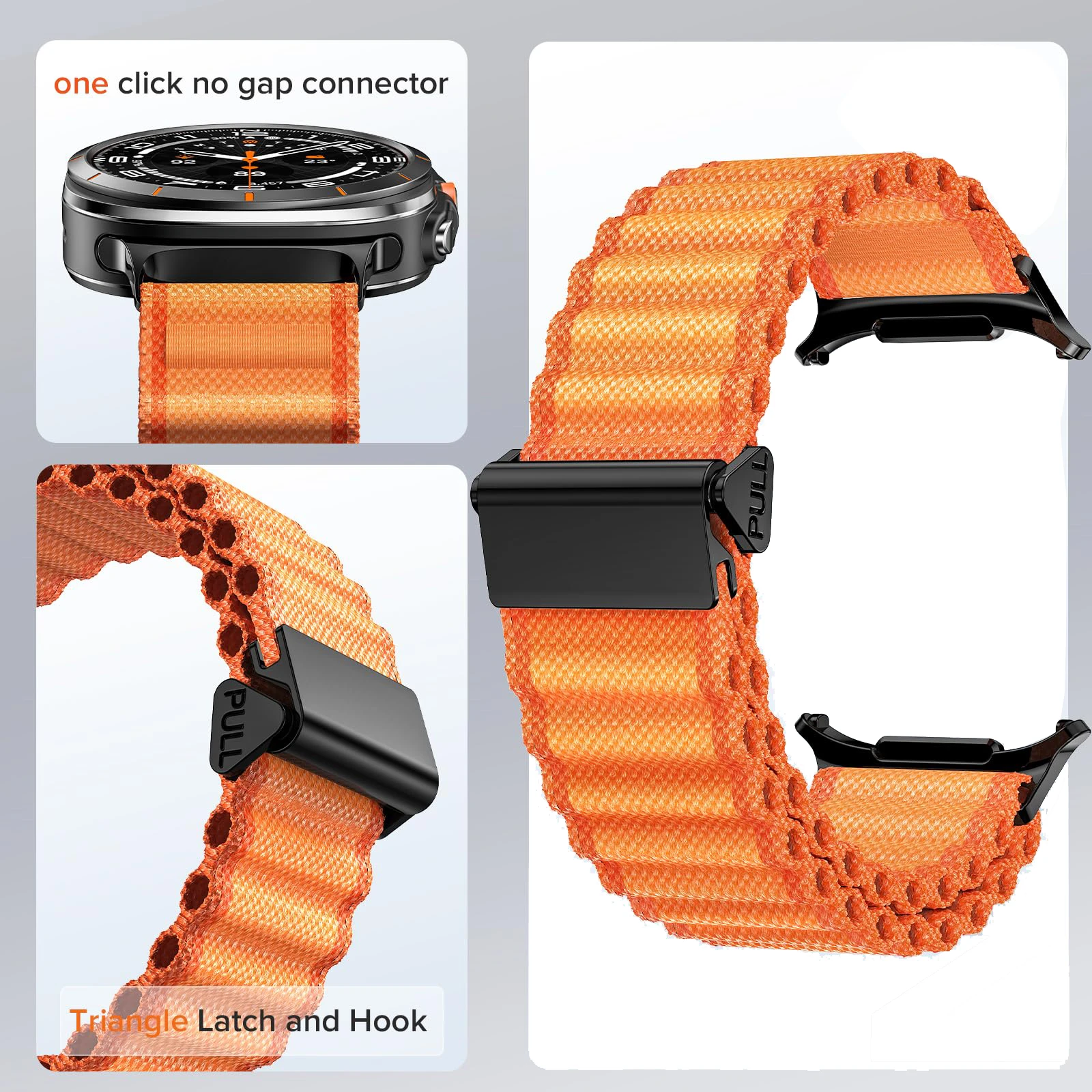 Correa de nailon oficial para  - Samsung Smartwatch Ultra Accessories reseña y precio